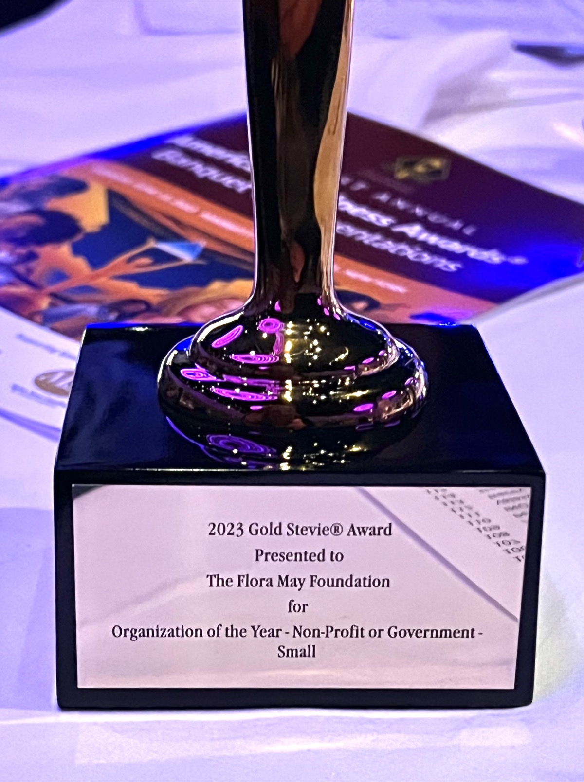 Flora May Foundation moment 55